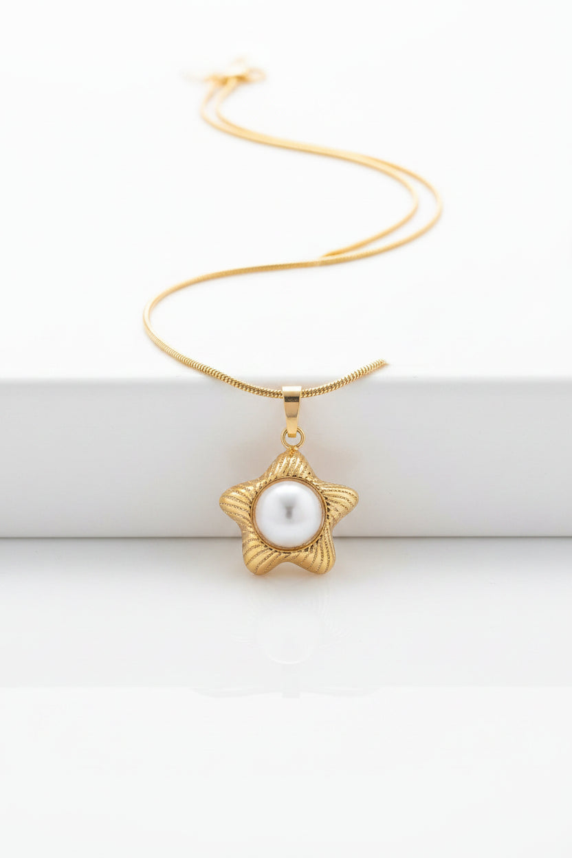 Celestia Pear Star Pendant
