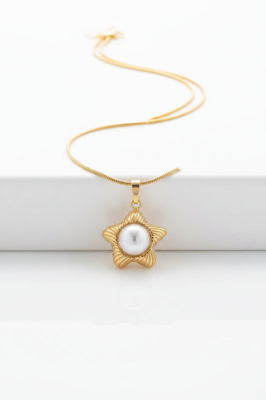 Celestia Pear Star Pendant