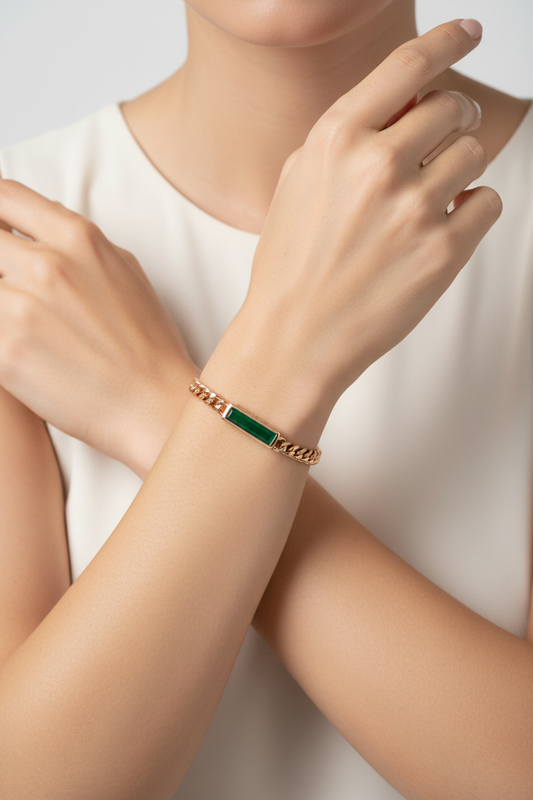 Eternal gold chain bracelet