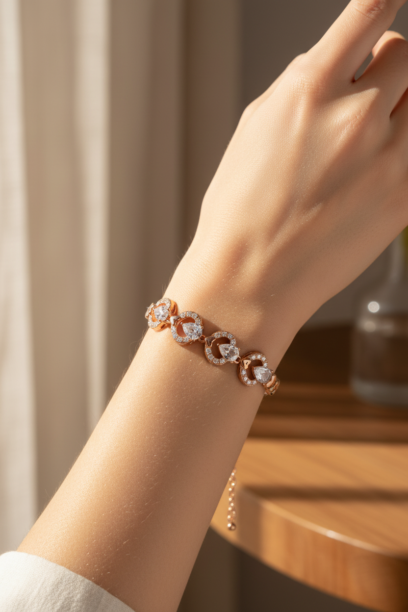 Eternal rose gold bracelet